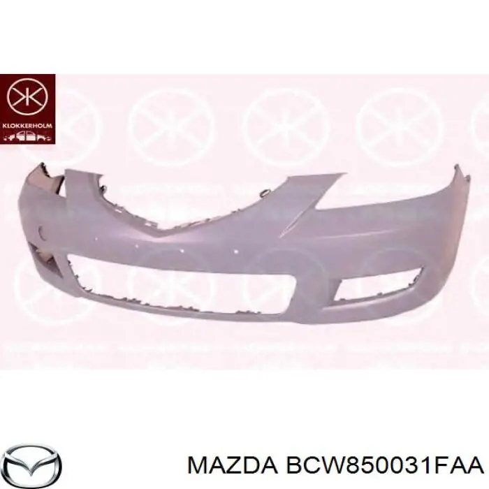BCW850031FAA Mazda paragolpes delantero