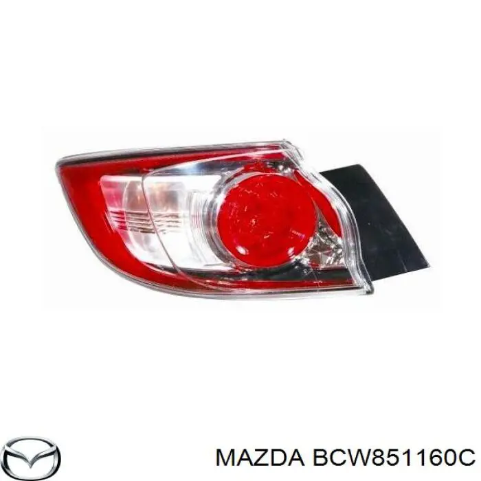 BCW851160E Mazda piloto trasero exterior izquierdo