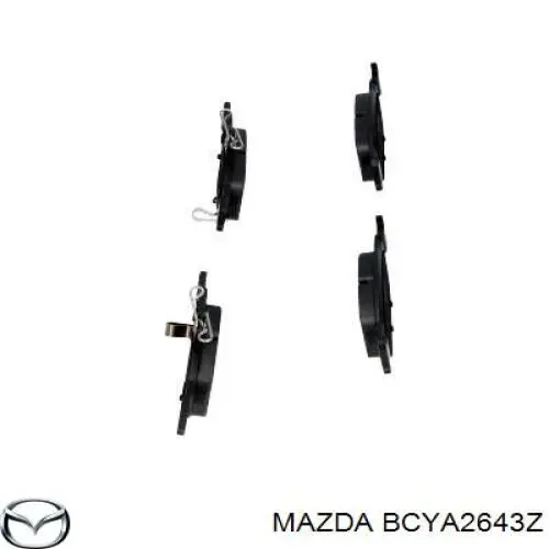 Pastillas de freno traseras Mazda 323 II 5 dr 