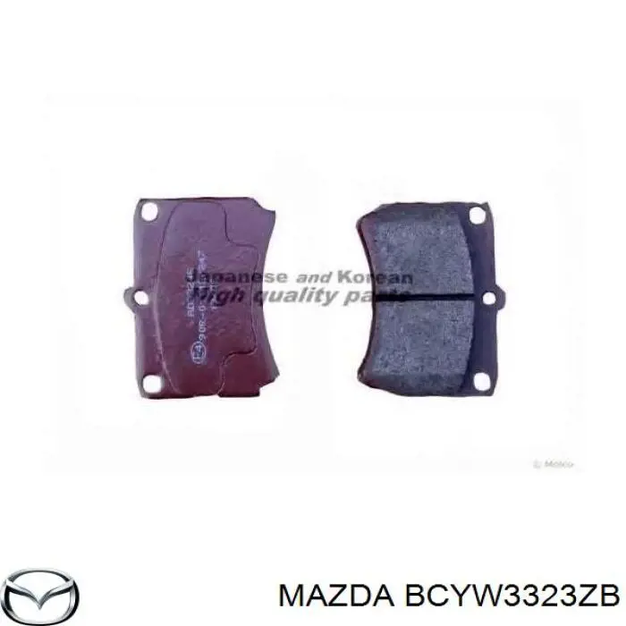 Pastillas de freno delanteras Mazda 323 BA