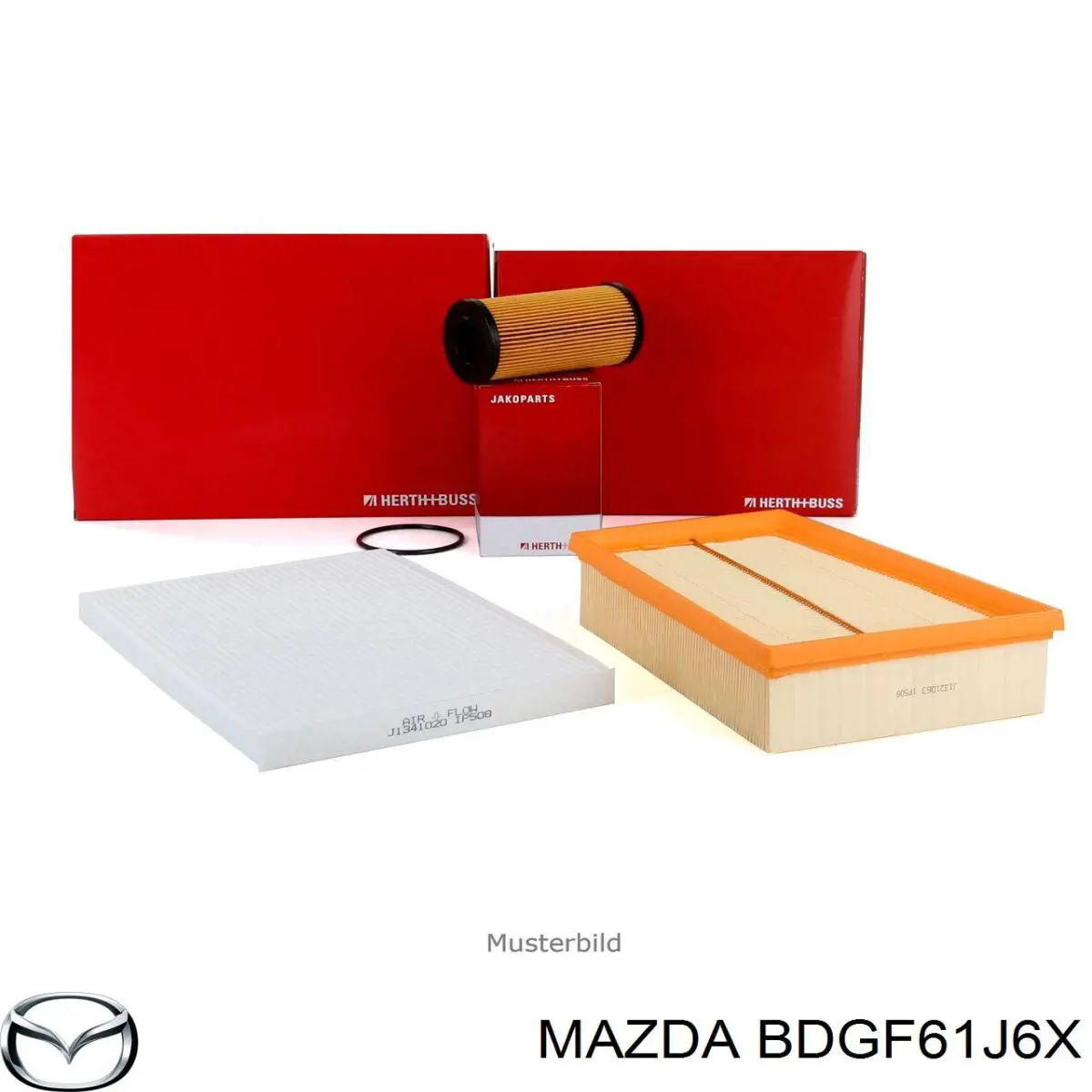 BDGF61J6X Mazda filtro de habitáculo