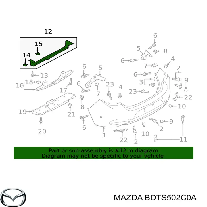 BDTS502C0A Mazda