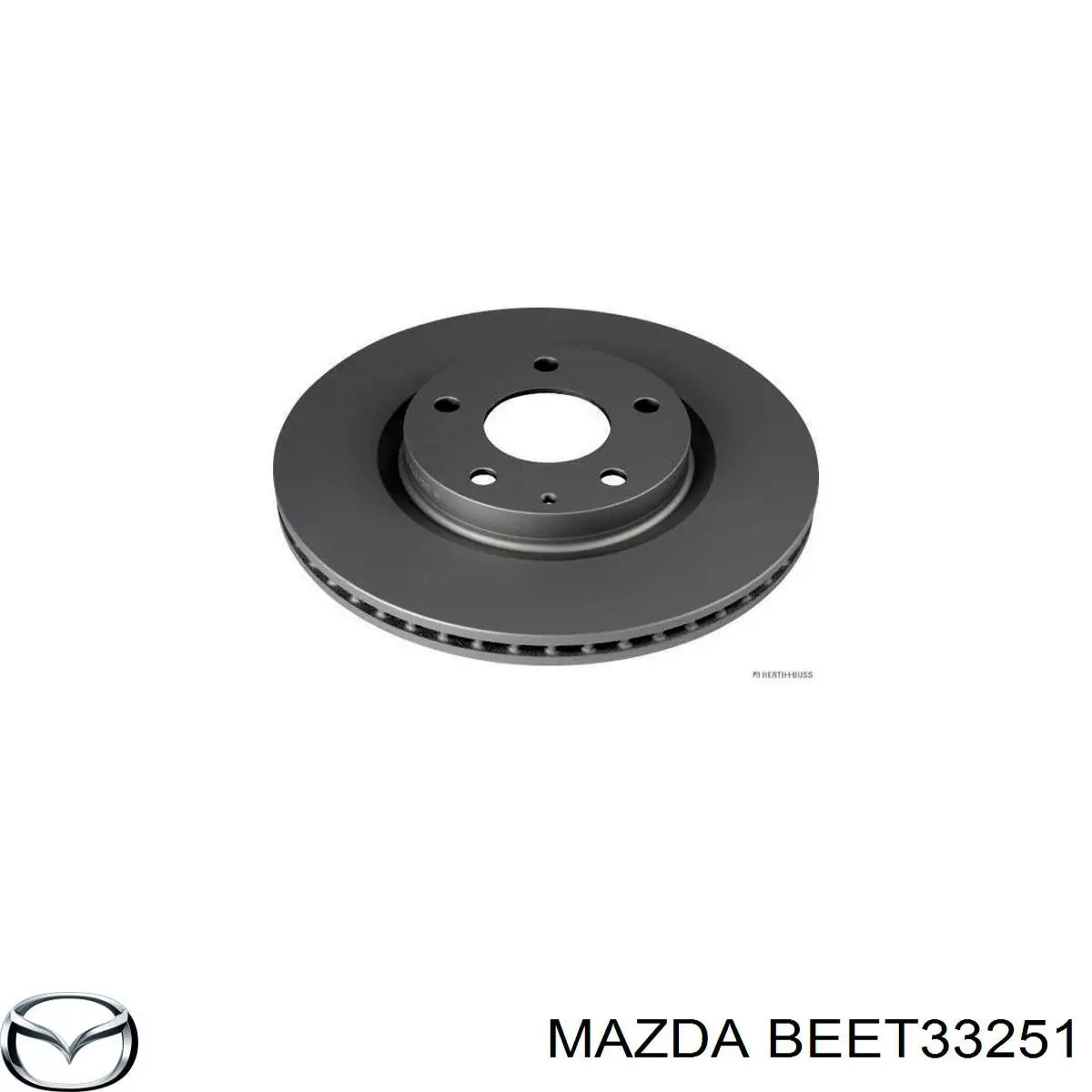 BEET33251 Mazda disco de freno delantero