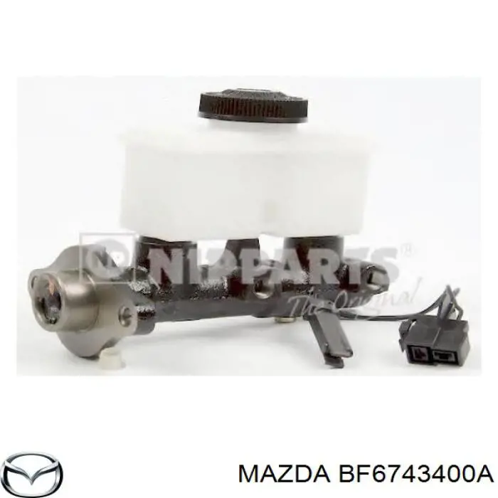 BF6743400A Mazda Cilindro principal de frenos