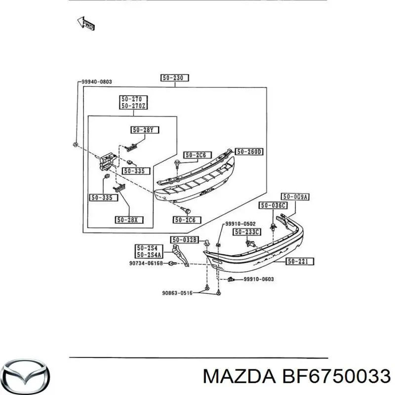 BF6750033 Mazda