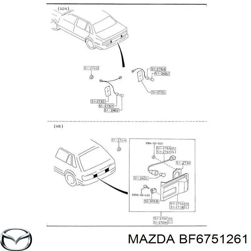  Mazda BF6751261 precio, desde 5,38 EUR