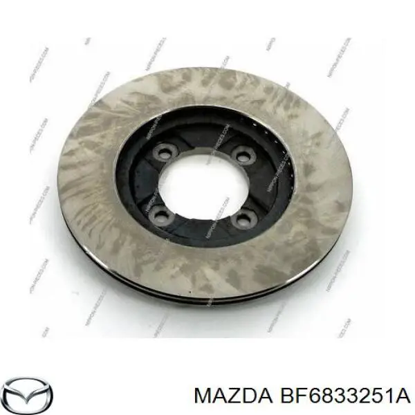 Disco de freno delantero Mazda BF6833251A