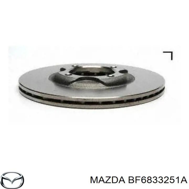 BF6833251A Mazda Discos
