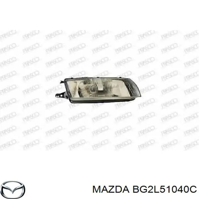 BG2L51040C Mazda faro izquierdo