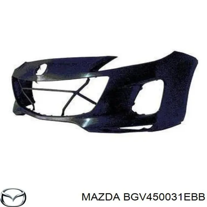 BGV450031EBB Mazda Paragolpes delantero