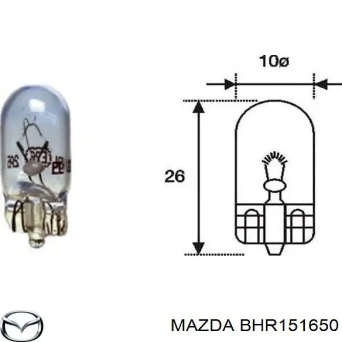 Faro antiniebla trasero para Mazda 3 (BM, BN)