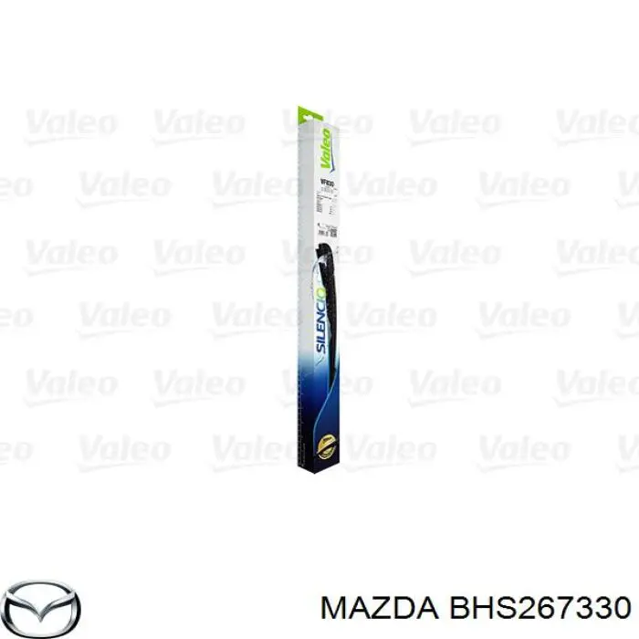 Comprar BHS267330 Mazda Juego de escobillas de luna delantera, 2 piezas