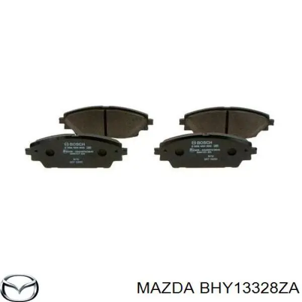 BHY13328ZA Mazda pastillas de freno delanteras
