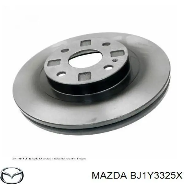 Disco de freno delantero Mazda BJ1Y3325X