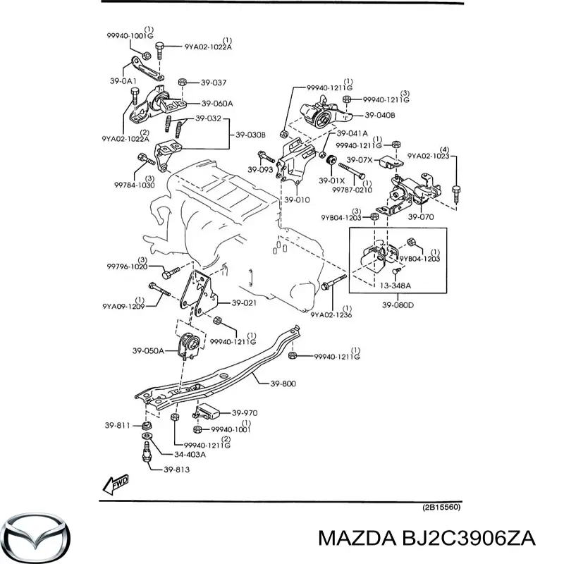 BJ2C3906ZA Mazda