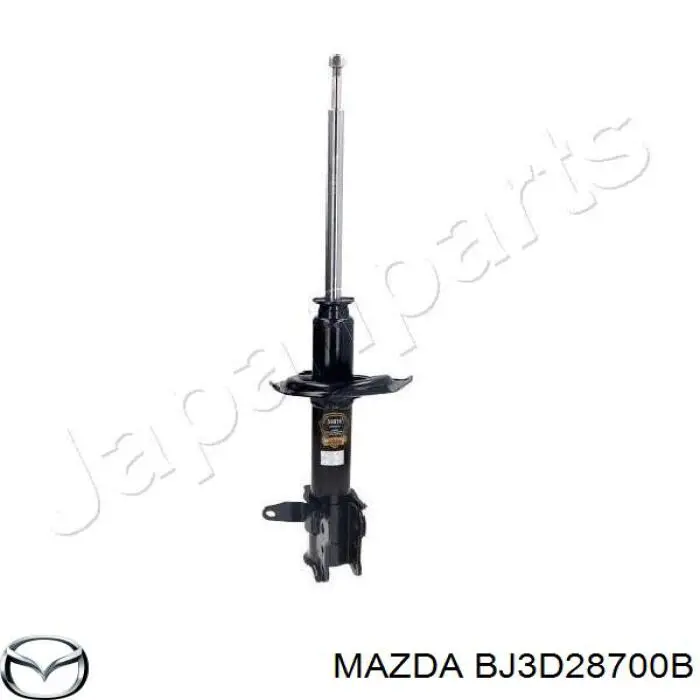 BJ3D28700B Mazda amortiguador trasero derecho