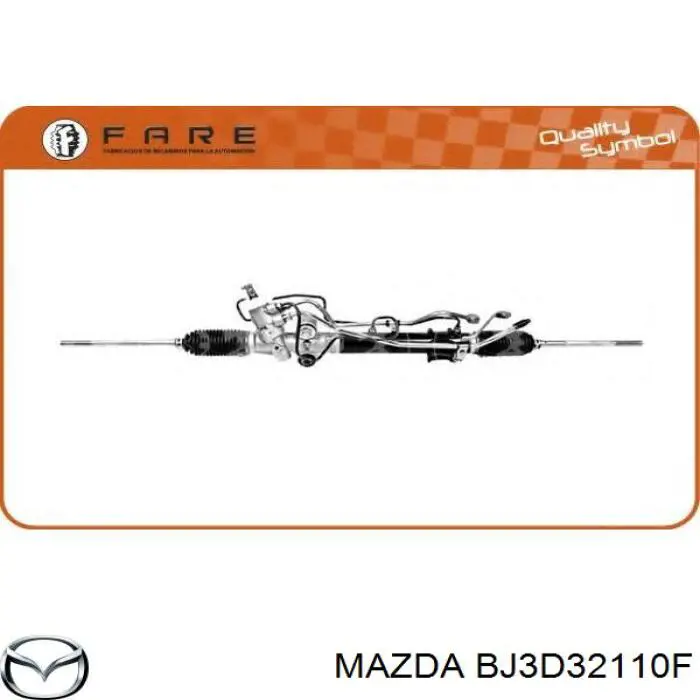 Caja de dirección para Mazda 323 (BJ)