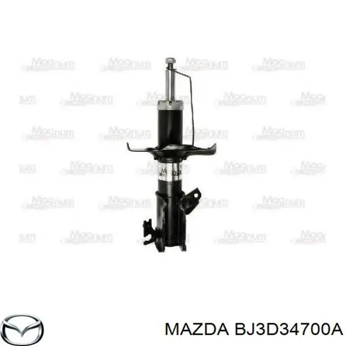 BJ3D34700A Mazda amortiguador delantero derecho