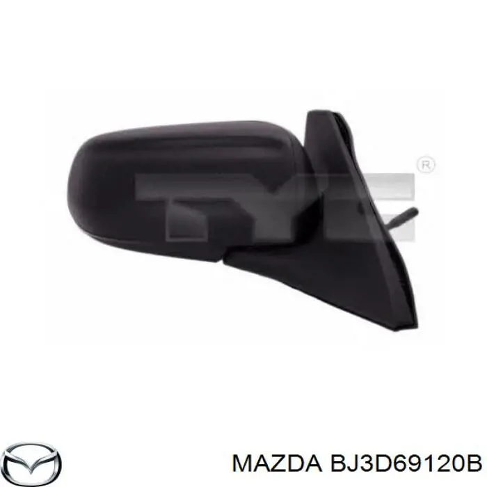 BJ3D69120B Mazda Espejo derecho
