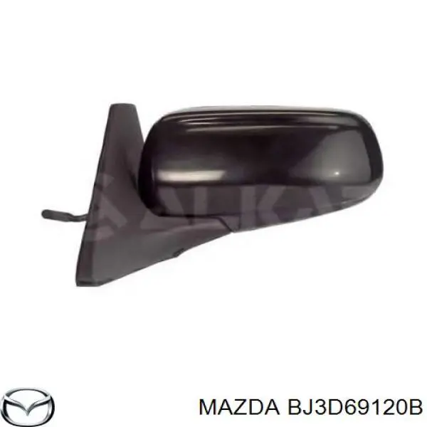 Comprar BJ3D69120B Mazda Espejo de retrovisor derecho
