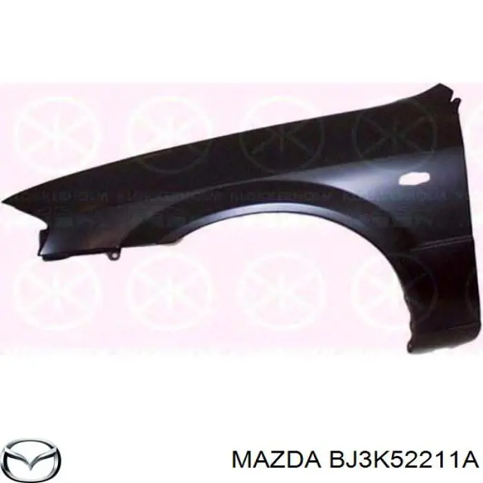 Aleta delantera izquierda Mazda BJ3K52211A precio, desde 165,51 EUR