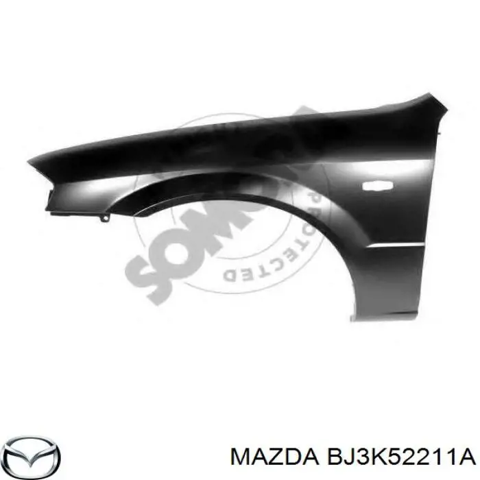 Comprar BJ3K52211A Mazda Aleta delantera izquierda