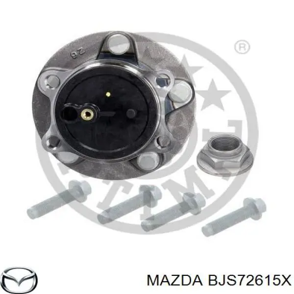 Buje de rueda Mazda BJS72615X precio, desde 144,52 EUR