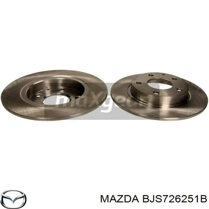 BJS726251B Mazda disco de freno trasero