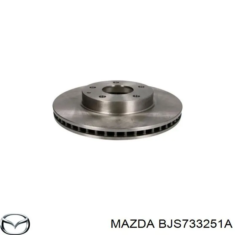 Disco de freno BJS733251A Mazda