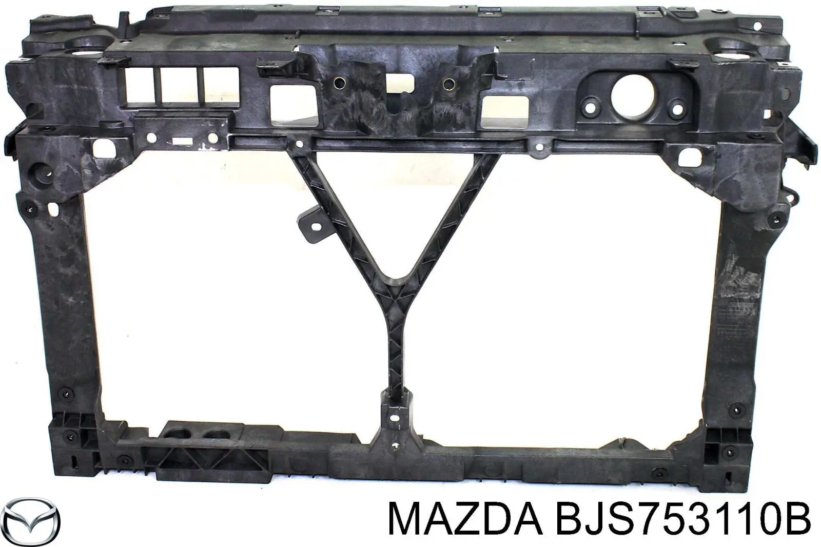 BJS753110B Mazda soporte de radiador vertical (panel de montaje para foco)