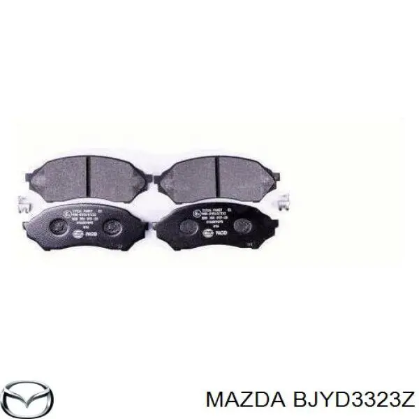 Comprar BJYD3323Z Mazda Pastillas delanteras de freno