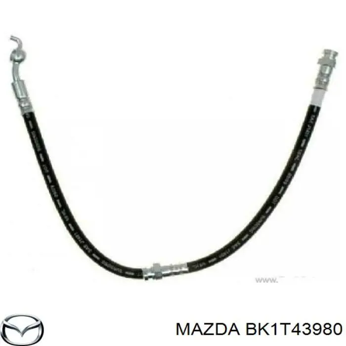 Latiguillos de freno delantero BK1T43980 Mazda