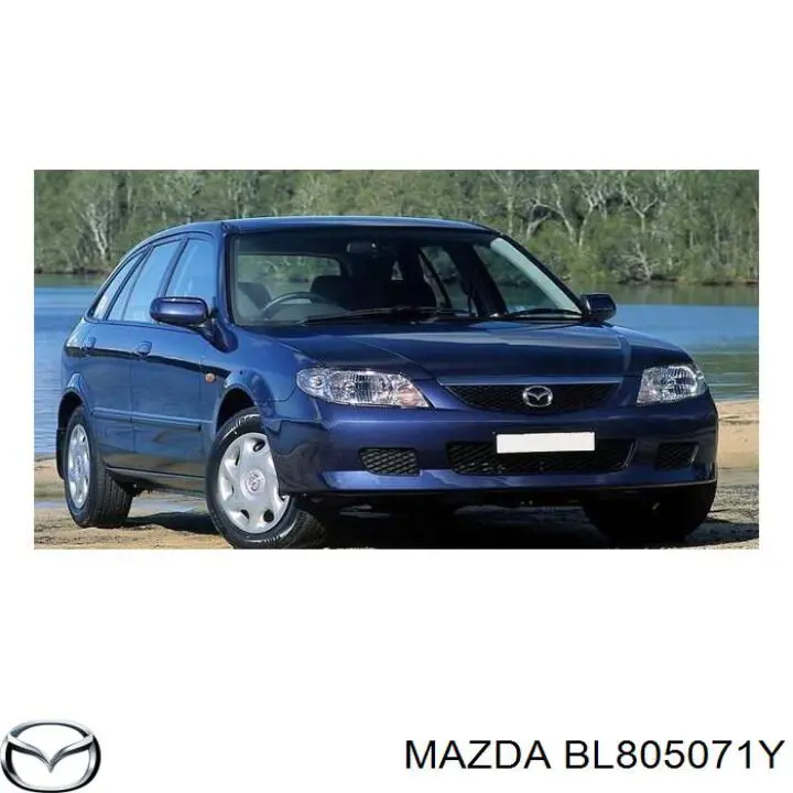 BL805071Y Mazda panal de radiador