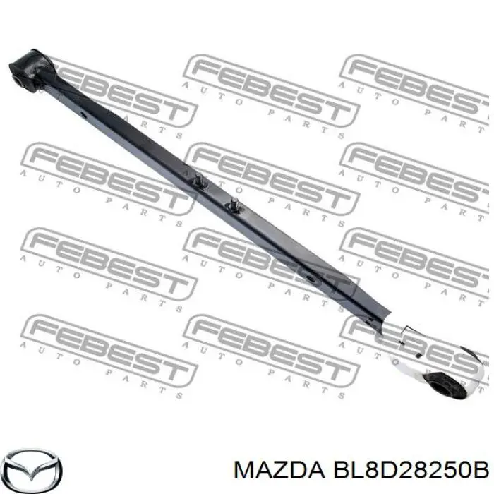 BL8D28250B Mazda barra oscilante, suspensión de ruedas, trasera izquierda