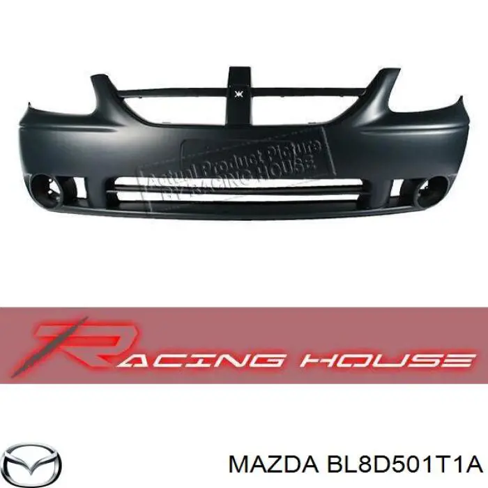 BL8D501T1A Mazda rejilla de ventilación, parachoques trasero, central