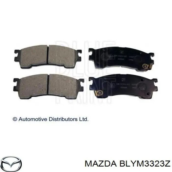 BLYM3323Z Mazda pastillas de freno delanteras