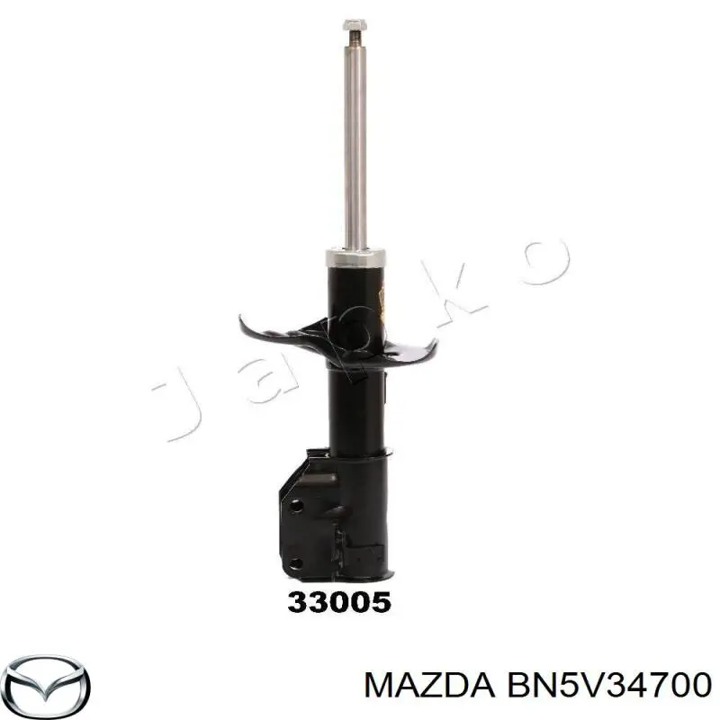 BN5V34700 Mazda amortiguador delantero derecho