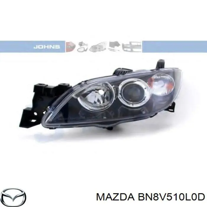 BN8V510L0D Mazda faro izquierdo