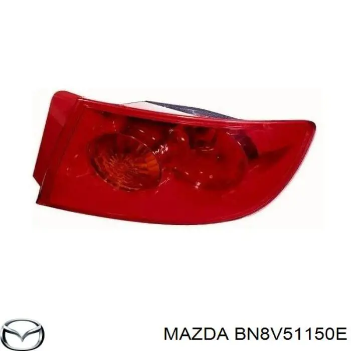 BN8V51150E Mazda piloto posterior exterior derecho