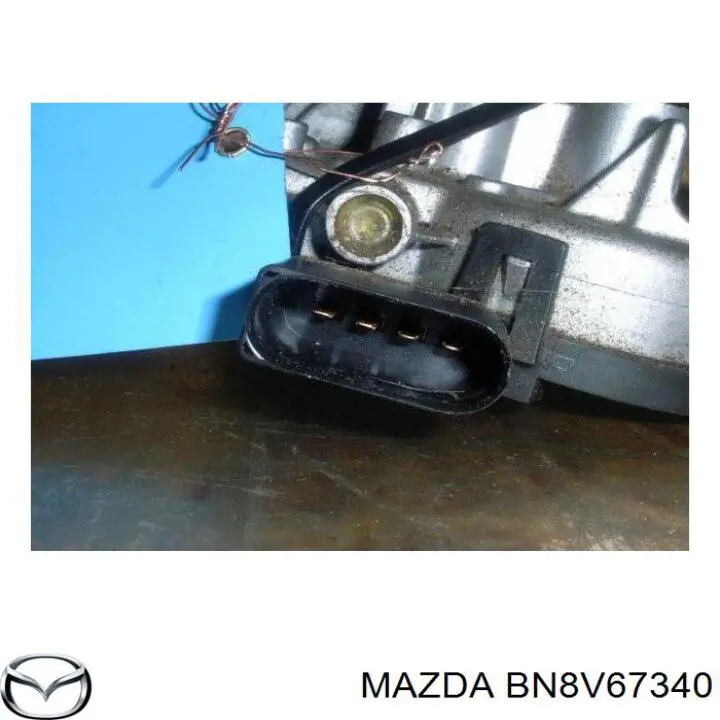 BN8V67340 Mazda motor del limpiaparabrisas del parabrisas