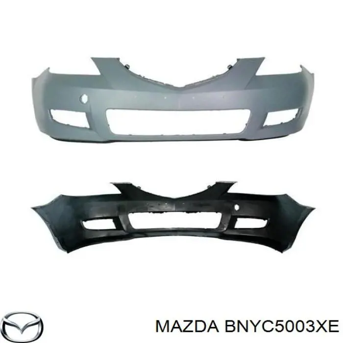 BNYC5003XE Mazda parachoques delantero