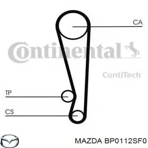 BP0112SF0 Mazda correa distribución