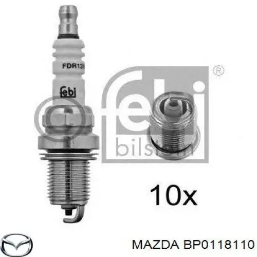 Bujías Mazda BP0118110 precio, desde 3,33 EUR