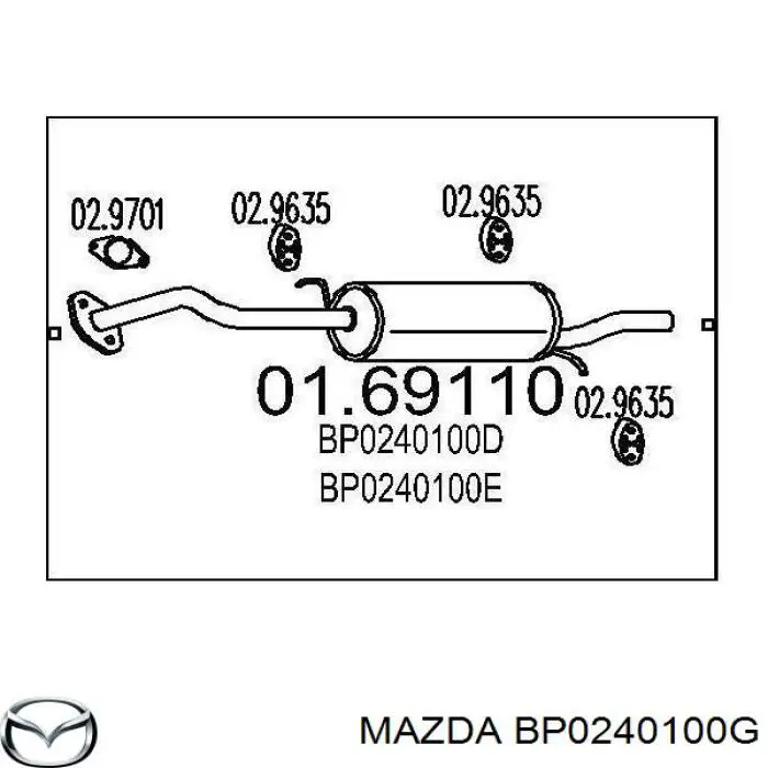 BP0240100G Mazda