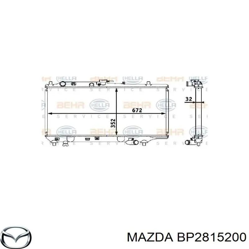 BP28-15-200 Mazda radiador