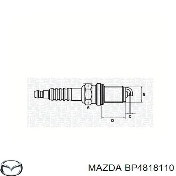 BP4818110 Mazda bujía