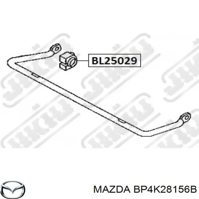 BP4K28156B Mazda casquillo de barra estabilizadora trasera