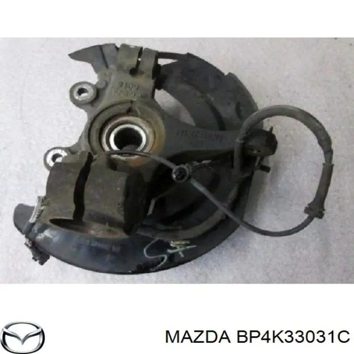 Muñón del eje, suspensión de rueda, delantero izquierdo para Mazda 3 (BK14)