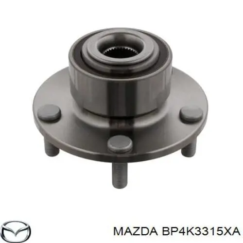 BP4K3315XA Mazda cubo de rueda delantero