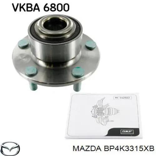 Comprar BP4K3315XB Mazda Bujes de ruedas